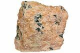 Huge, Apatite Crystals in Orange Calcite - Quebec, Canada #152177-3